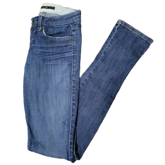 Joes Jeans Womens Size 24 Skinny Low Rise Medium Wash Denim Pants - Picture 1 of 5